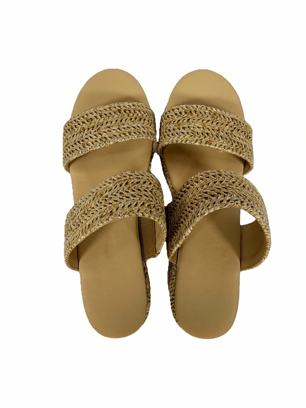 NWT North Oak Espadrilles Platform Wedge Sandals Size 7 Women's